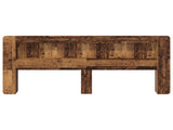 Headboard Cabinet with Storage Old Wood Engineered Wood 8001298