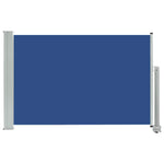 Patio Retractable Side Awning 60x300 cm Blue 48356