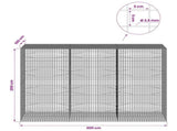 Gabion with 3.5 mm Wire and 5x5 cm Mesh 300x100x200 cm 3462480