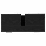 Bathroom Cabinet Black Oak 80 x 33 x 60 cm Engineered Wood 883633