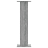 Speaker Stands 2 pcs Grey Sonoma 30x30x95 cm Engineered Wood 852677