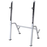 Workout Bench with Weight Rack, Barbell and Dumbbell Set 60.5kg 275362
