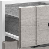 Kitchen Base Cabinet Lucca Grey Sonoma Engineered Wood 854236