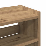 Shoe Rack Artisan Oak 60x25x81 cm Engineered Wood 859886