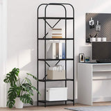 Bookshelf Black Oak 60 x 30 x 183 cm Engineered wood 879851