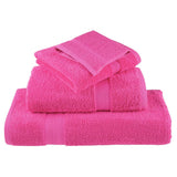Premium Sauna Towels SOLUND 2 pcs Pink 80x200 cm 600 gsm 137530