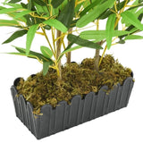 Artificial Bamboo Tree 500 Leaves 80 cm Green 358988