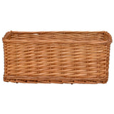 4 Piece Nesting Basket Set Brown Willow 286981