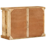 Sideboard 80x30x55 cm Solid Rough Wood Mango 355844