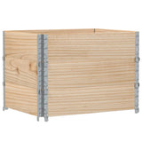 Pallet Collars 3 pcs 80x60 cm Solid Wood Pine 3295362