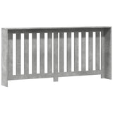 Radiator Cover Concrete Grey 175x20x82 cm Engineered Wood 852756