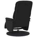 Massage Recliner Chair Black 91 x 71 x 105 cm Velvet 42018600