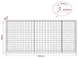 Gabion with 3.5 mm Wire and 10x10 cm Mesh 250x50x150 cm 3463319