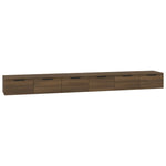 Wall Cabinets 2 pcs Brown Oak 102x30x20 cm Engineered Wood 3115907