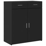 Sideboard Black 80x42.5x93 cm Engineered Wood 3281470
