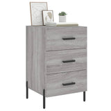 Bedside Cabinet Grey Sonoma 40x40x66 cm Engineered Wood 827674