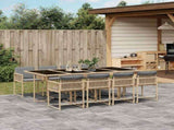 Garden Dining Set Mix beige, Light grey, Black 3211464