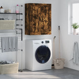 Wall Mounted Cabinet Smoked Oak 69.5x34x90 cm Engineered Wood 830401