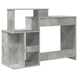 Desk Concrete Grey 120.5 x 44 x 88.5 cm Engineered Wood 869477