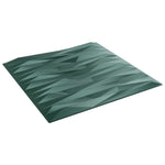 ZNTS Wall Panels 48 pcs Green 50x50 cm XPS 12 m² Stone 4100085