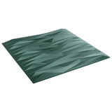 ZNTS Wall Panels 48 pcs Green 50x50 cm XPS 12 m² Stone 4100085
