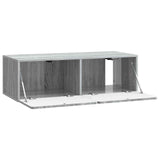 Wall-Mounted TV Cabinet Grey Sonoma 98 x 41 x 30 cm 898361