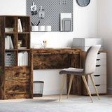 Desk Smoked Oak 90 x 40 x 76 cm 869398