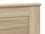 Headboard with Headboard Sonoma Oak 120 cm Engineered Wood 887467