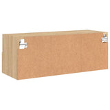 TV Wall Cabinet Sonoma Oak 80x30x30 cm Engineered Wood 836872
