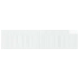 Wall-Mounted Headboard ALKMAAR High Gloss White Engineered Wood 896269