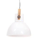 320538 Industrial Hanging Lamp 25 W White Round 40 cm E27