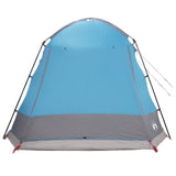 Cabin Tent with Roof Blue 8-Person Polyester and Steel 42028576