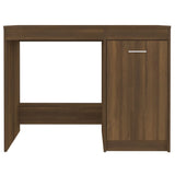 Desk Brown Oak 100x50x76 cm Engineered Wood 815488