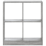 Bookcase Grey Sonoma 68,5x32x75 cm Engineered Wood 852812