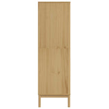 Wardrobe "FLORO" Wax Brown 77x53x171 cm Solid Wood Pine 374005