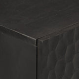 Side Cabinets 3 pcs Black 60x33x75 cm Solid Wood Mango 3206284