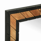Dressing Table Brown 100 x 40 x 120 cm Solid Acacia Wood 374115