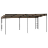 Wall-mounted Gazebo 6x3 m Taupe Fabric 312262