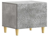 Bedside Table 2 pcs Concrete Grey 43 x 34.5 x 50 cm 895032