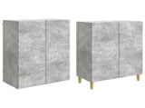 Cabinet Set 2 pcs Concrete Grey Engineered Wood 3416703