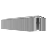 Garden Shed Grey 257x990x181 cm Galvanised steel 47037