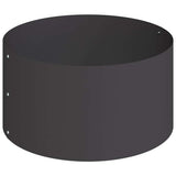 Garden Planter Black 120 x 120 x 20 cm Cold-rolled Steel 873655