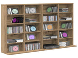 CD Cabinet 2 pcs Artisan Oak 65 x 23.5 x 97.5 cm 8012689