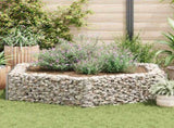 Hexagonal Gabion Raised Bed 200x173x40 cm 142536