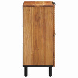 Sideboard with Shelf Brown 60 x 33 x 75 cm Solid Mango Wood 4017782
