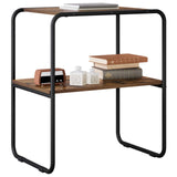 Console Table Smoked Oak 100 x 42.5 x 70 cm Engineered Wood 8007523