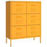 Drawer Cabinet Mustard Yellow Steel Medium Ball-Bearing 336146