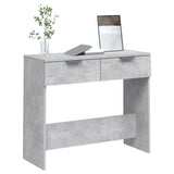 Console Table Concrete Grey 90x36x75 cm Engineered Wood 811335