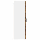 Wall Glass Cabinet LUCCA Smoked Oak 40 x 31 x 100 cm 885100
