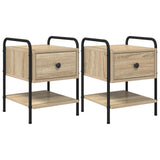 Bedside Cabinet 2 pcs Sonoma Oak 35 x 36.5 x 47 cm 8007662